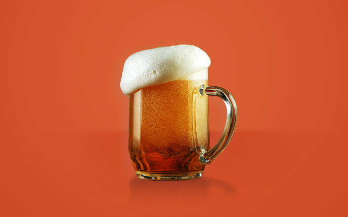 A full glass of beer for Confetti's Virtual Beer Tasting Events