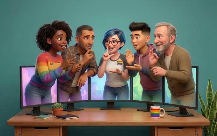 Virtual Sign Language Workshop: LGBTQIA+ Edition