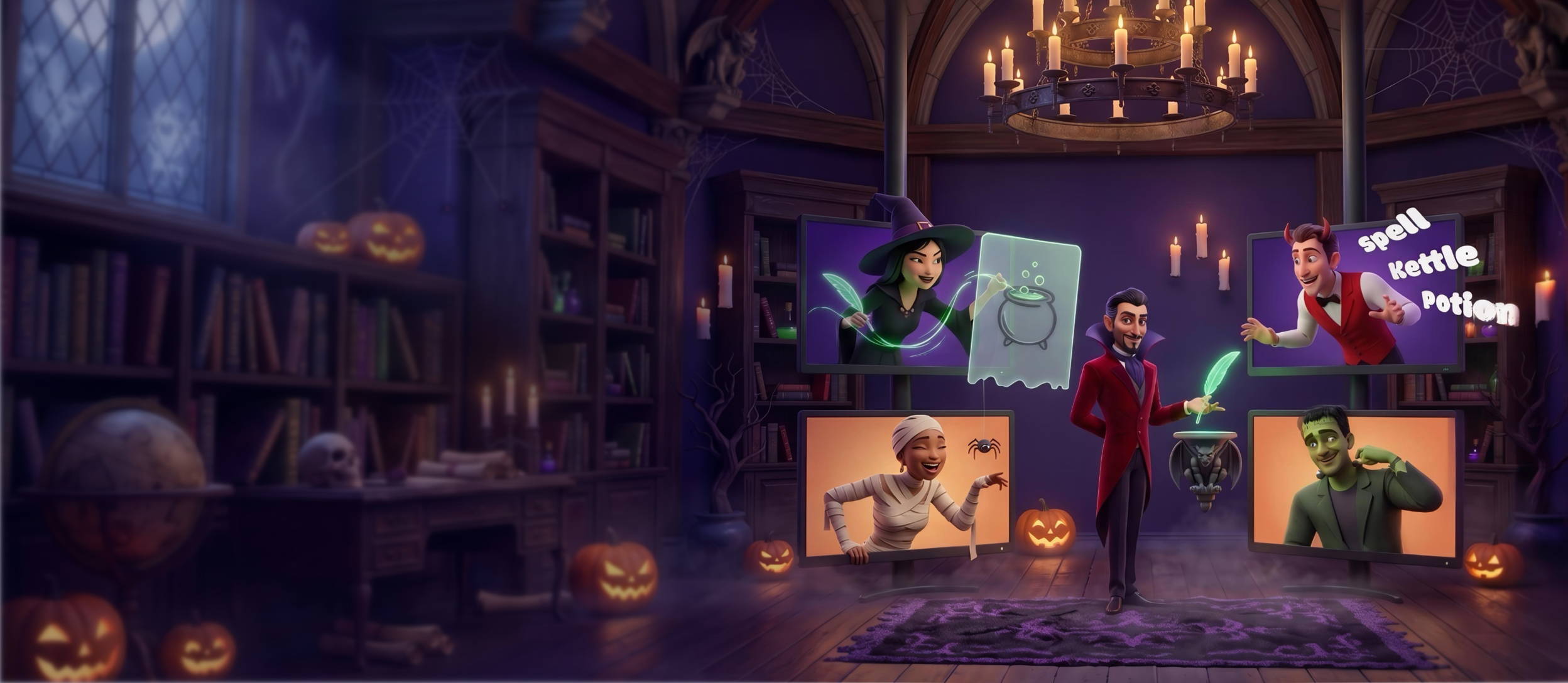 Virtual Halloween Pictionary