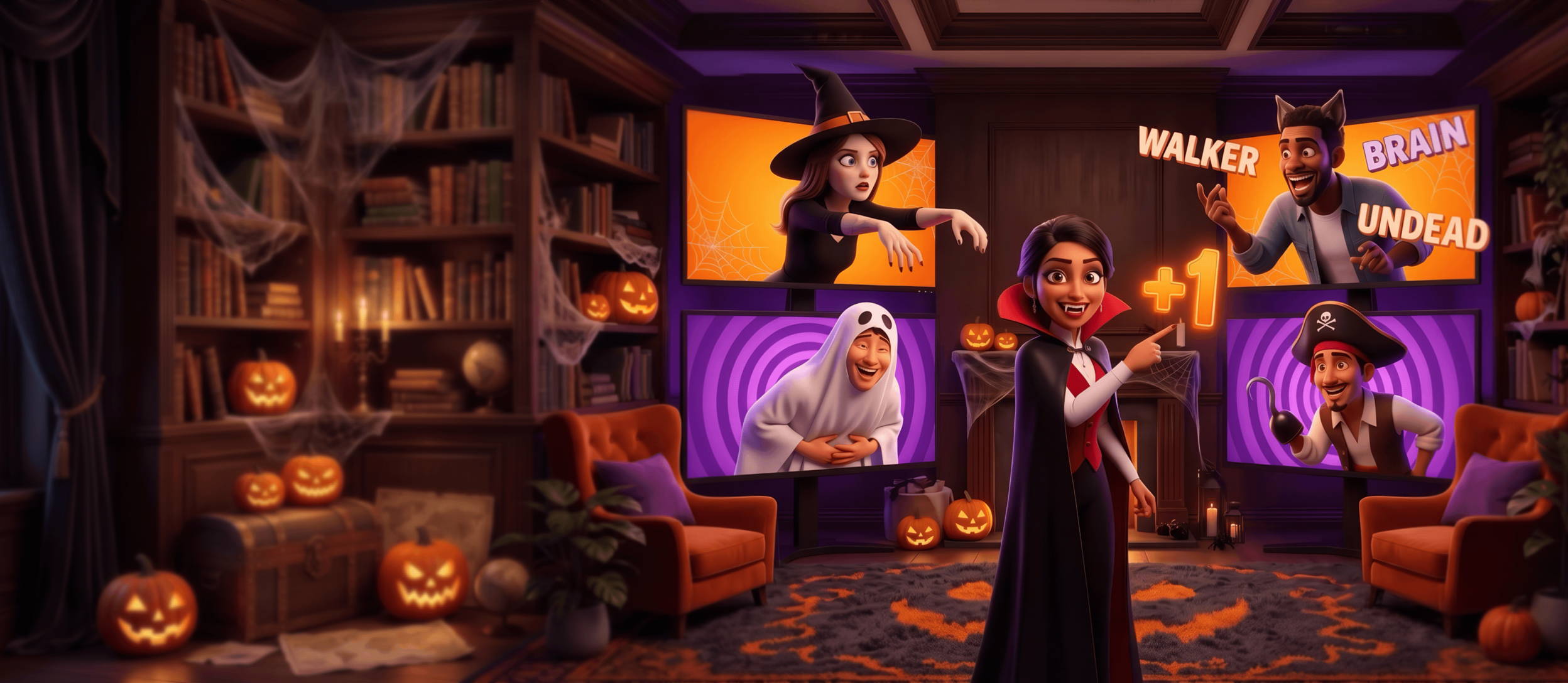 Virtual Halloween Charades