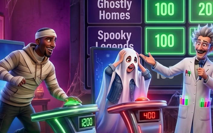 Virtual Halloween Jeoparty