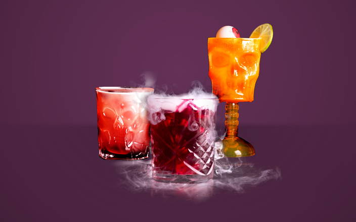 Halloween cocktails for Confetti's Halloween Happy Hour (Preview)