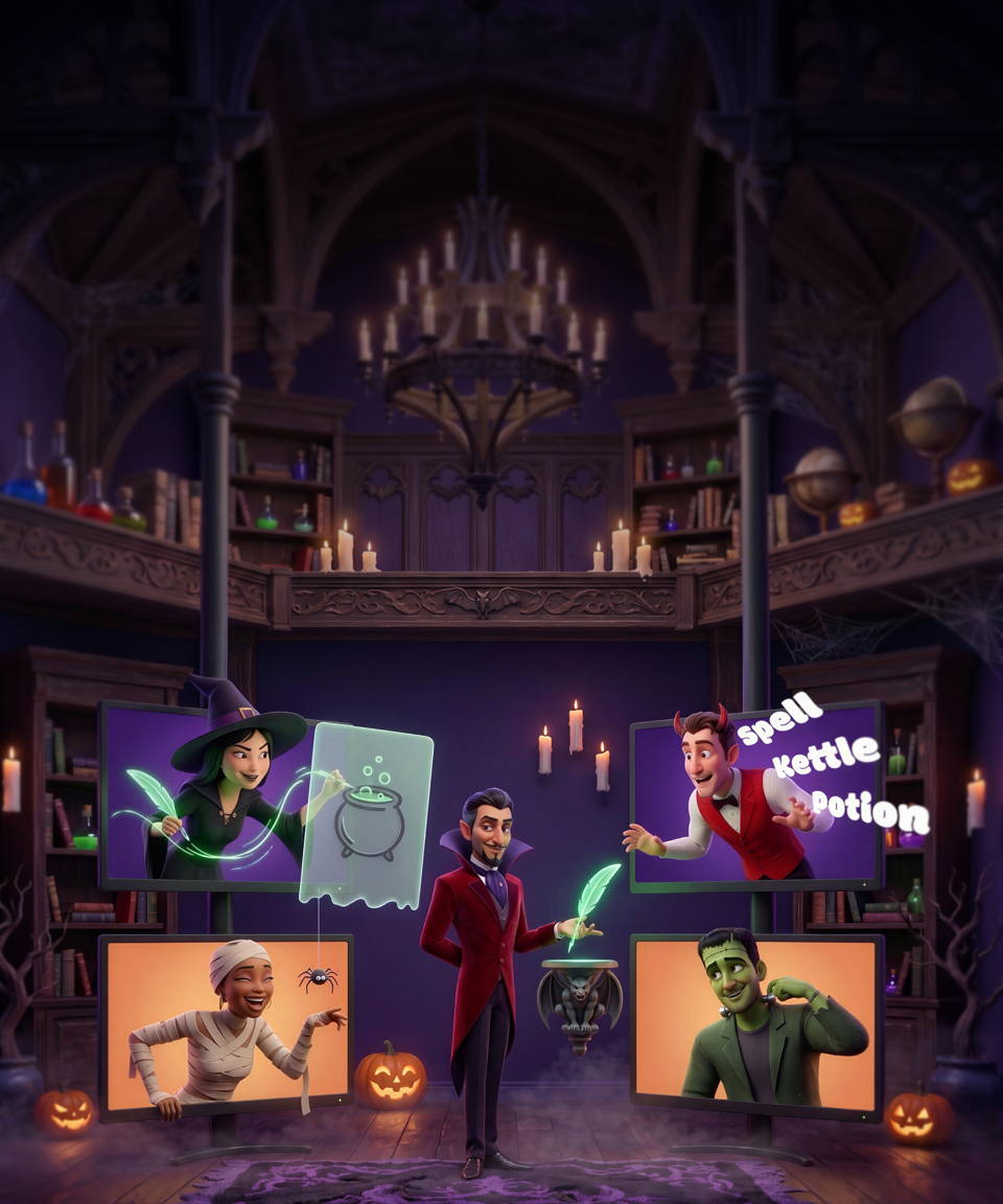 Virtual Halloween Pictionary