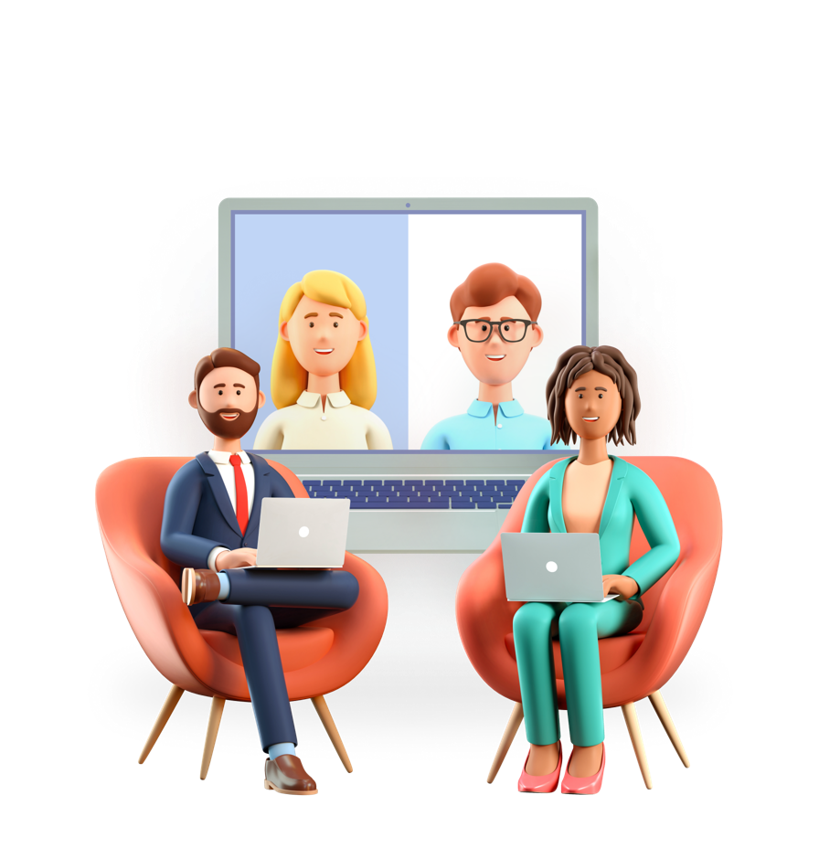 Hybrid office with remote and in-person workers engaging in Hybrid Team Building Activities