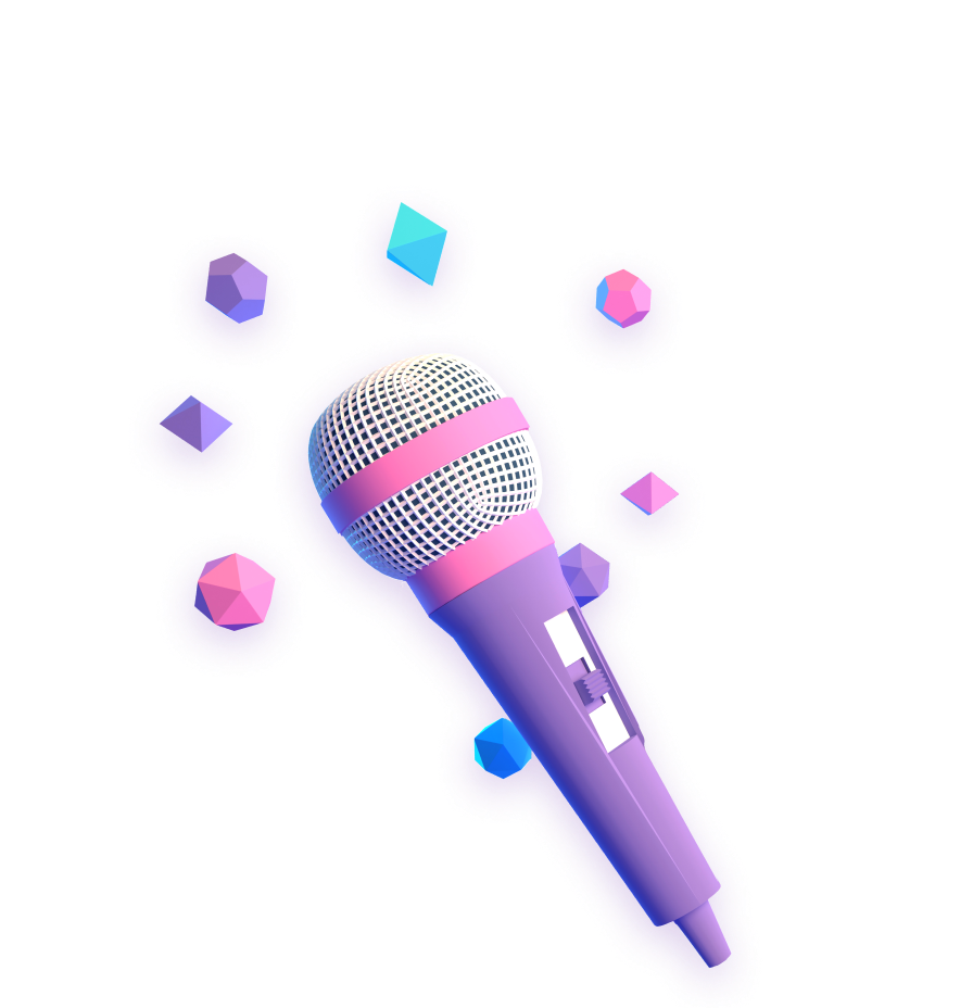 3D microphone with gems