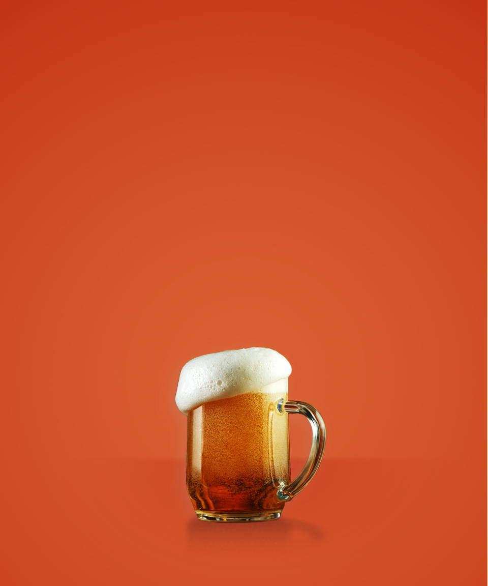 Beer glass with froth (small)