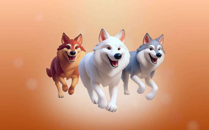3 Wolves