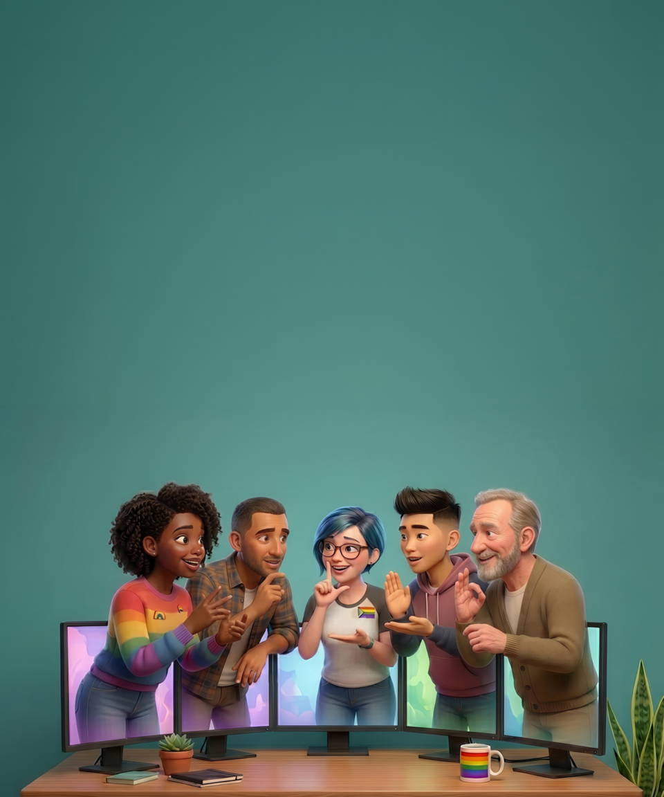 Virtual Sign Language Workshop: LGBTQIA+ Edition