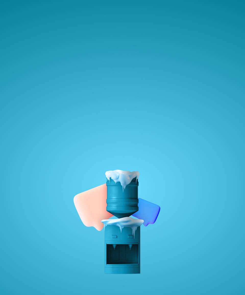 A frosty water cooler for Virtual Holiday Icebreakers (small)