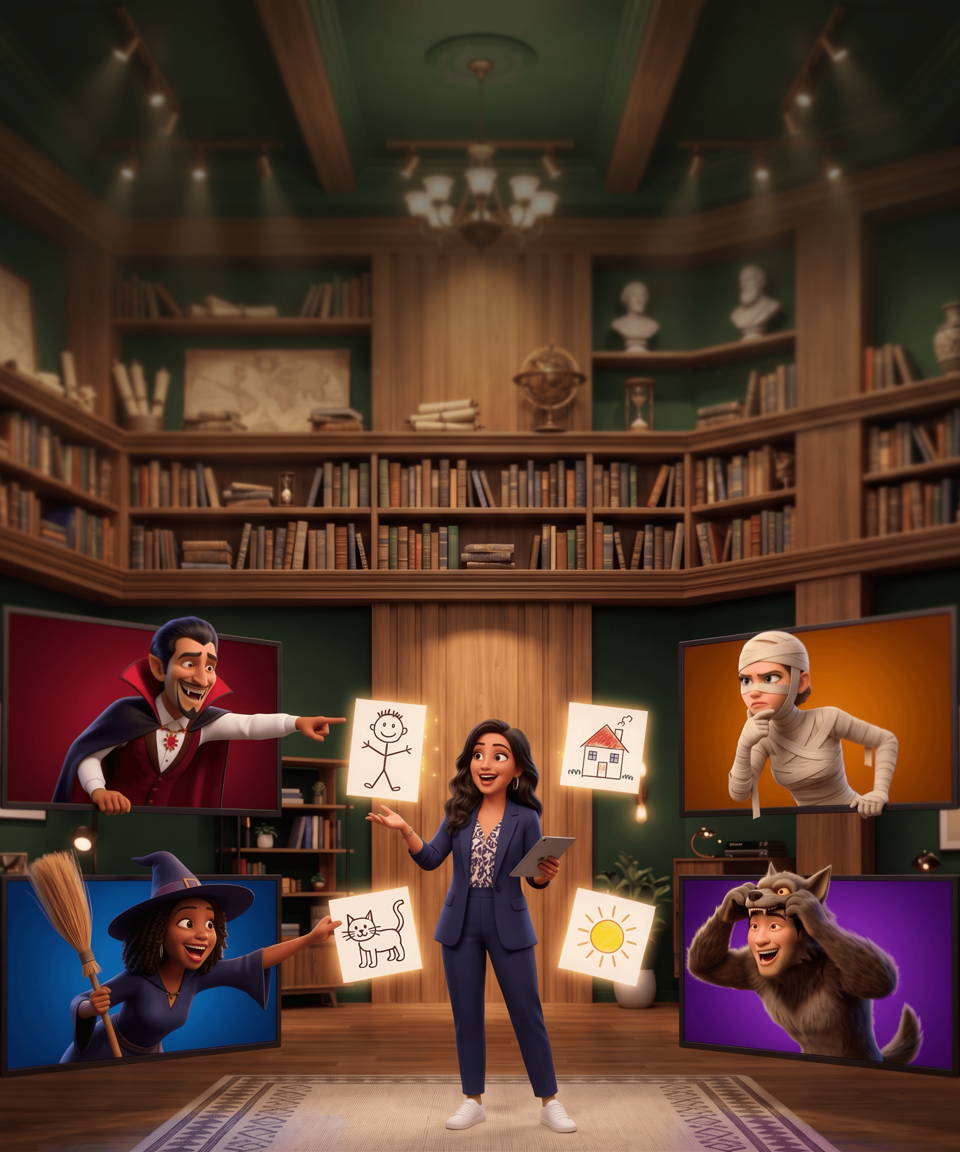 Virtual Halloween Guess Who